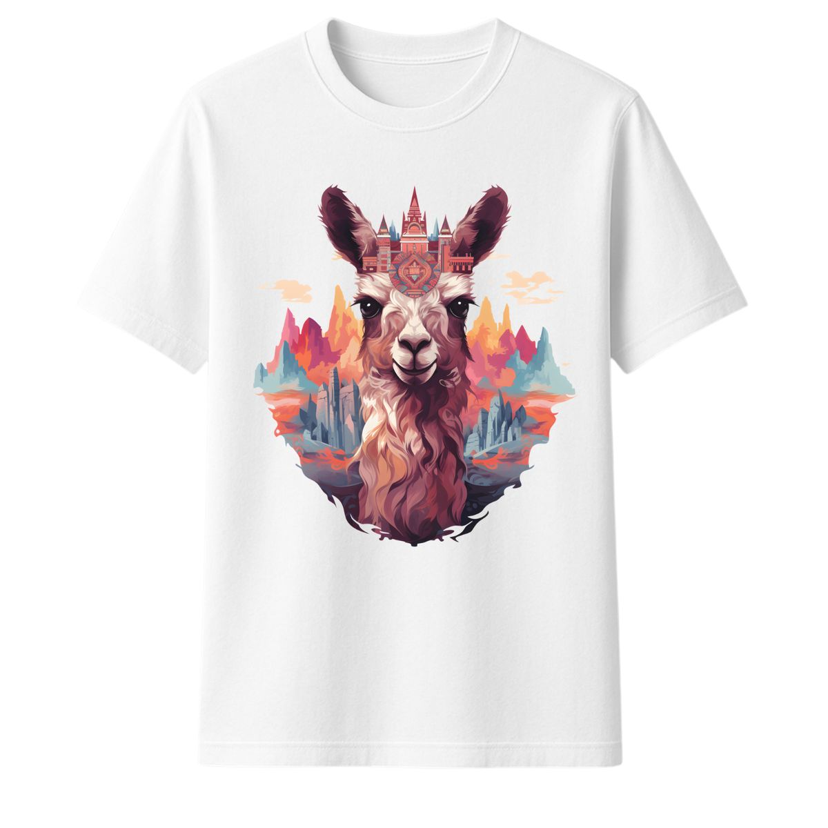 AQUA&MODA - Polo 100% Algodón Estilo Clasico Unisex AquaModa Logo LLama  POLL6