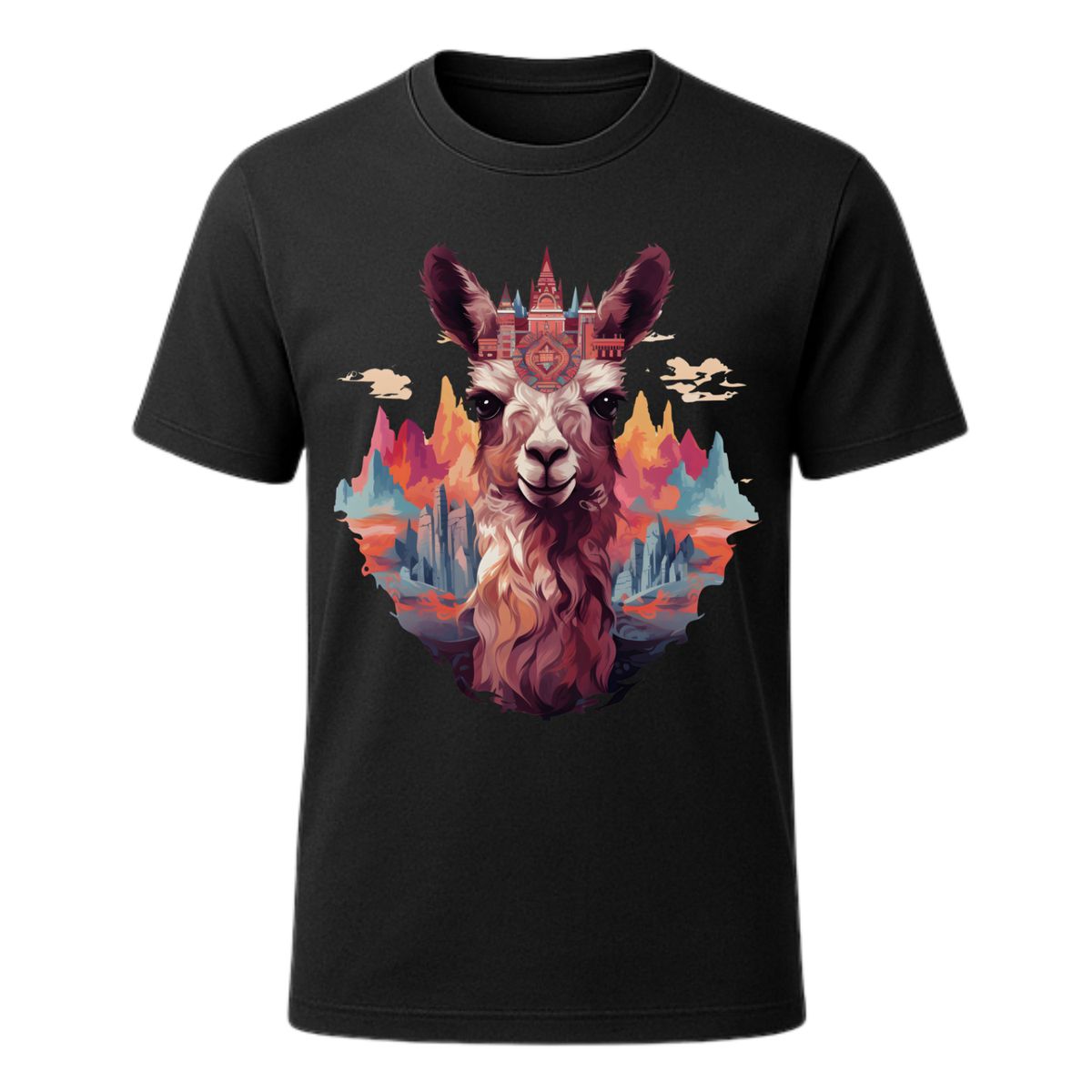 AQUA&MODA - Polo 100% Algodón Estilo Clasico Unisex AquaModa Logo LLama  POLL6