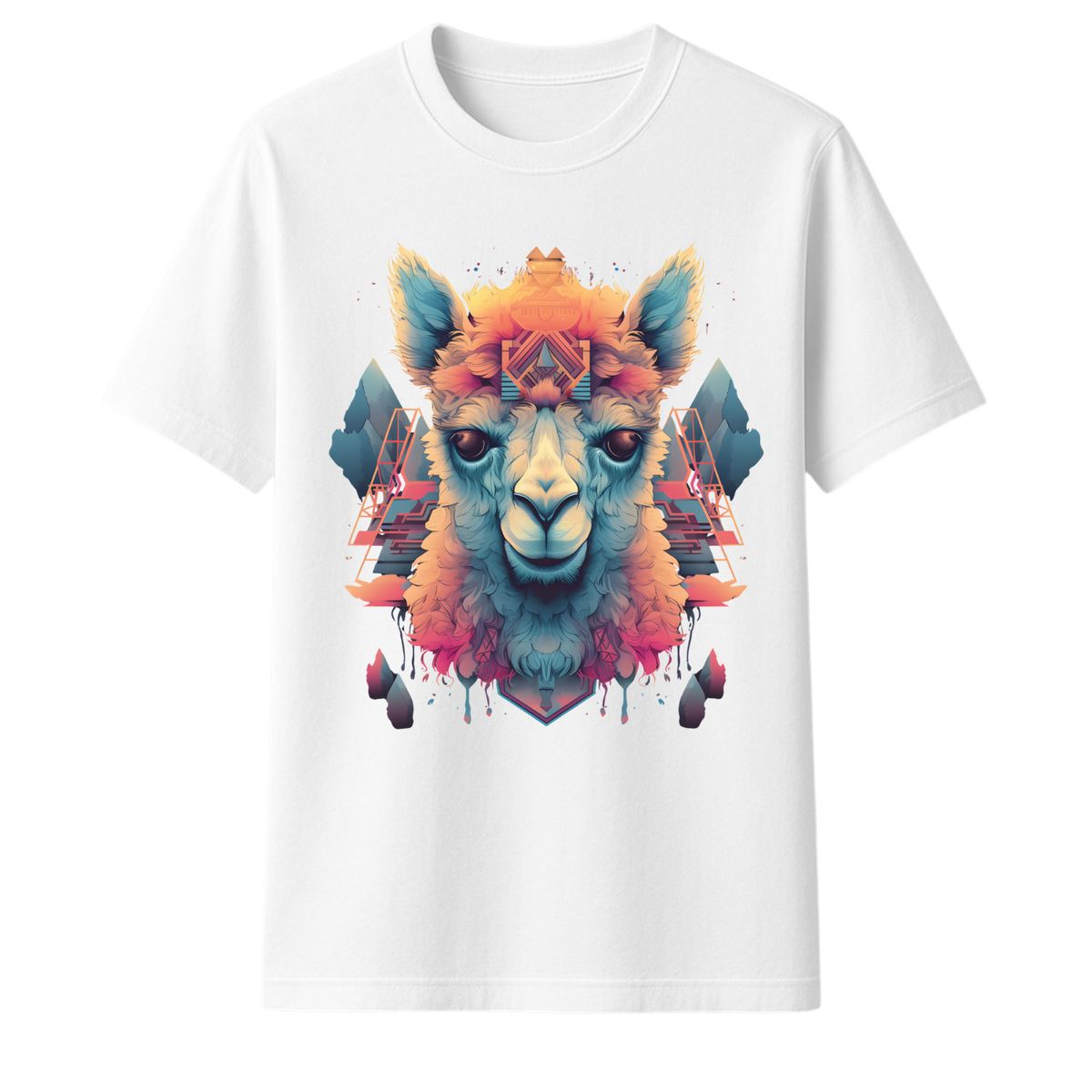 AQUA&MODA - Polo 100% Algodón Estilo Clasico Unisex AquaModa Logo LLama  POLL9