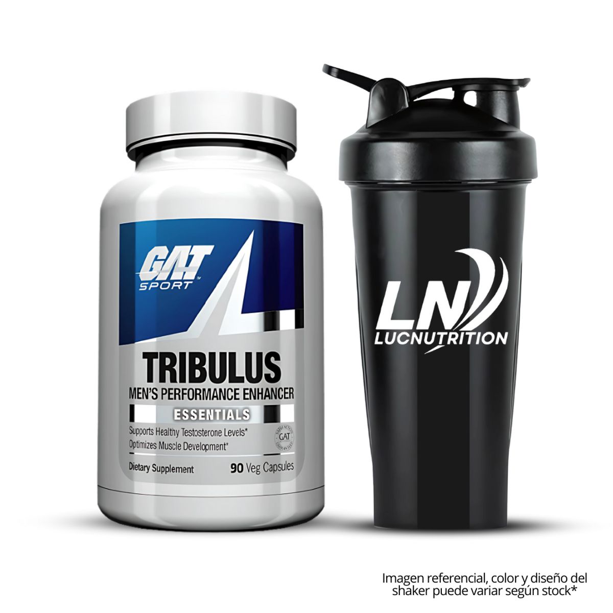 GAT - Tribulus 750mg 90 Capsulas Tribulus Terrestris - Gat Sport + Shaker