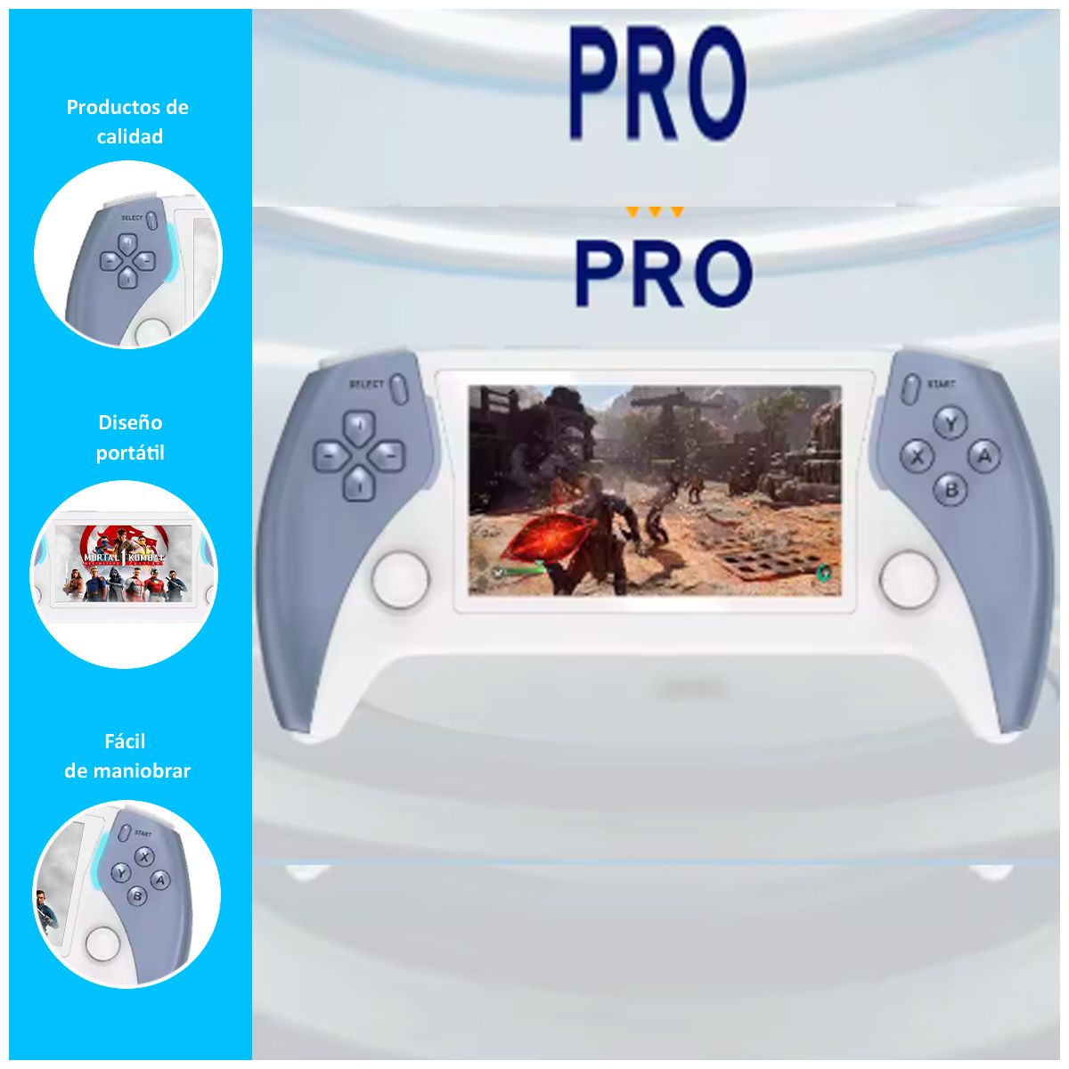 GENERICO - Consola de videojuegos portátil PRO 64 GB