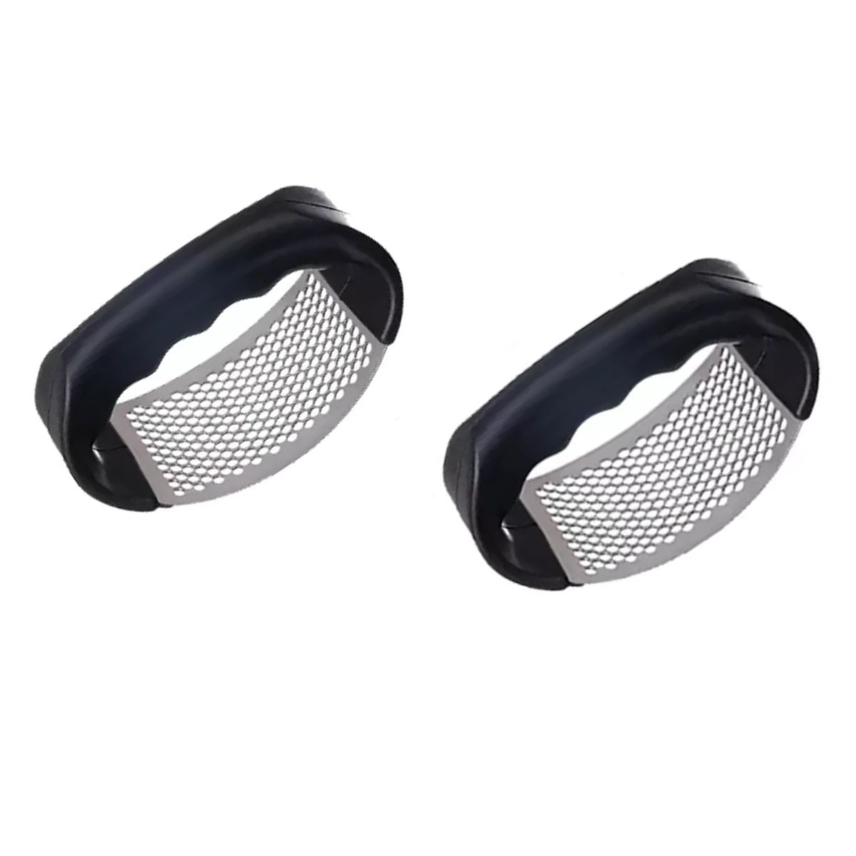 GENERICO - Pack de 2 Prensadores de Ajos De Acero Inoxidable