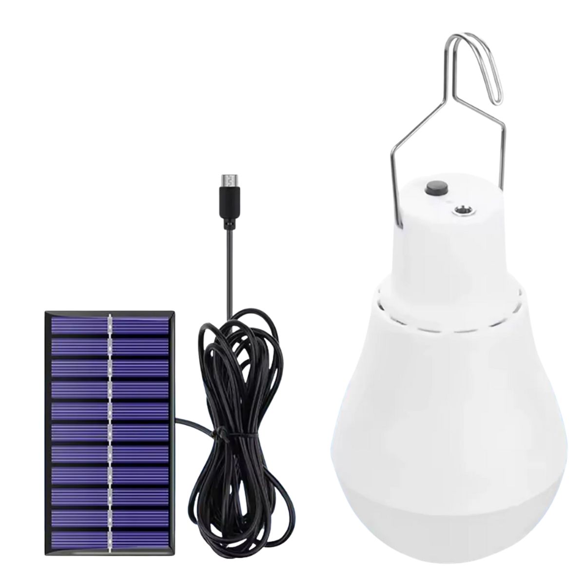 GENERICO - Foco LED Solar Recargable para Camping y Emergencias
