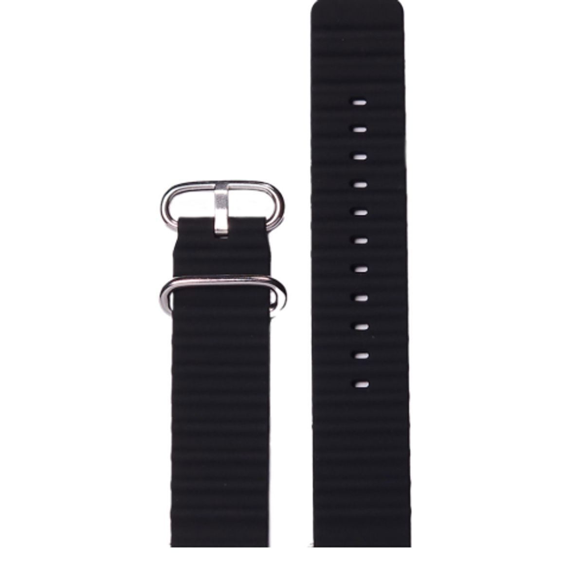 GENERICO - Correa Corrugada para apple Watch 45mm - NEGRO