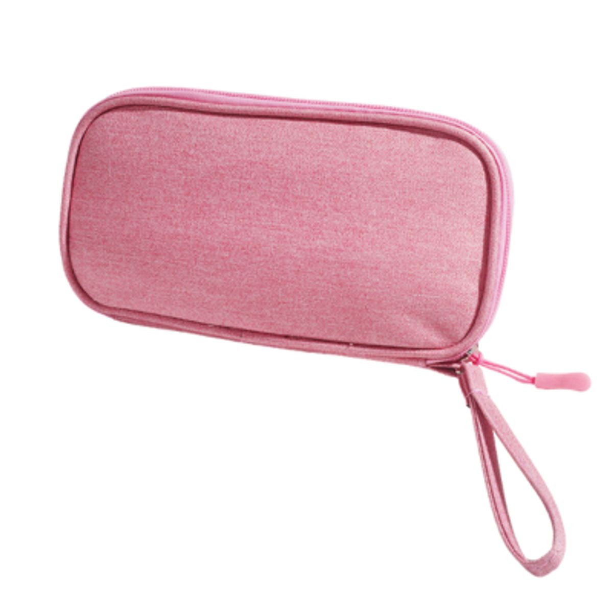 GENERICO - Bolsa Organizador de Accesorios y Cables impermeable con Asa Rosado