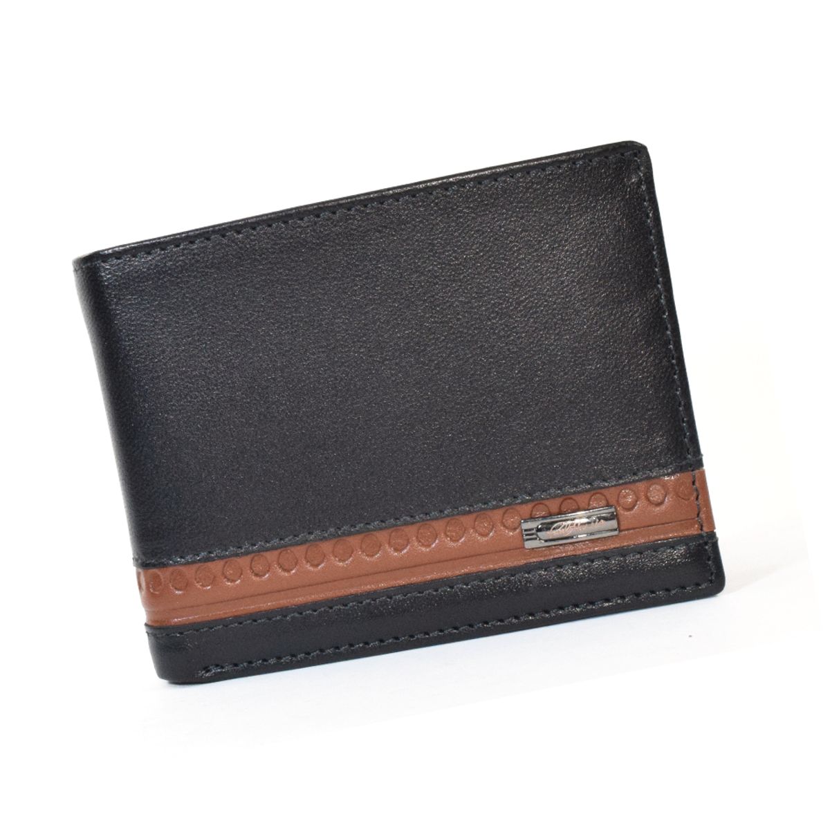 PAUL HARRIS - Billetera de cuero para Hombre Paul Harris con sencillero - marron246