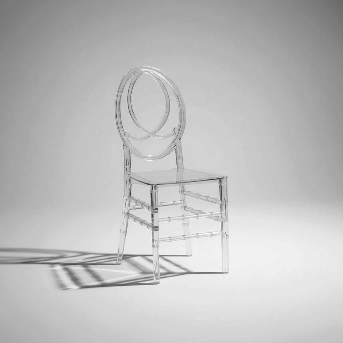 OEM - Silla Tiffany Chiavari Acrílica Transparente Apilable