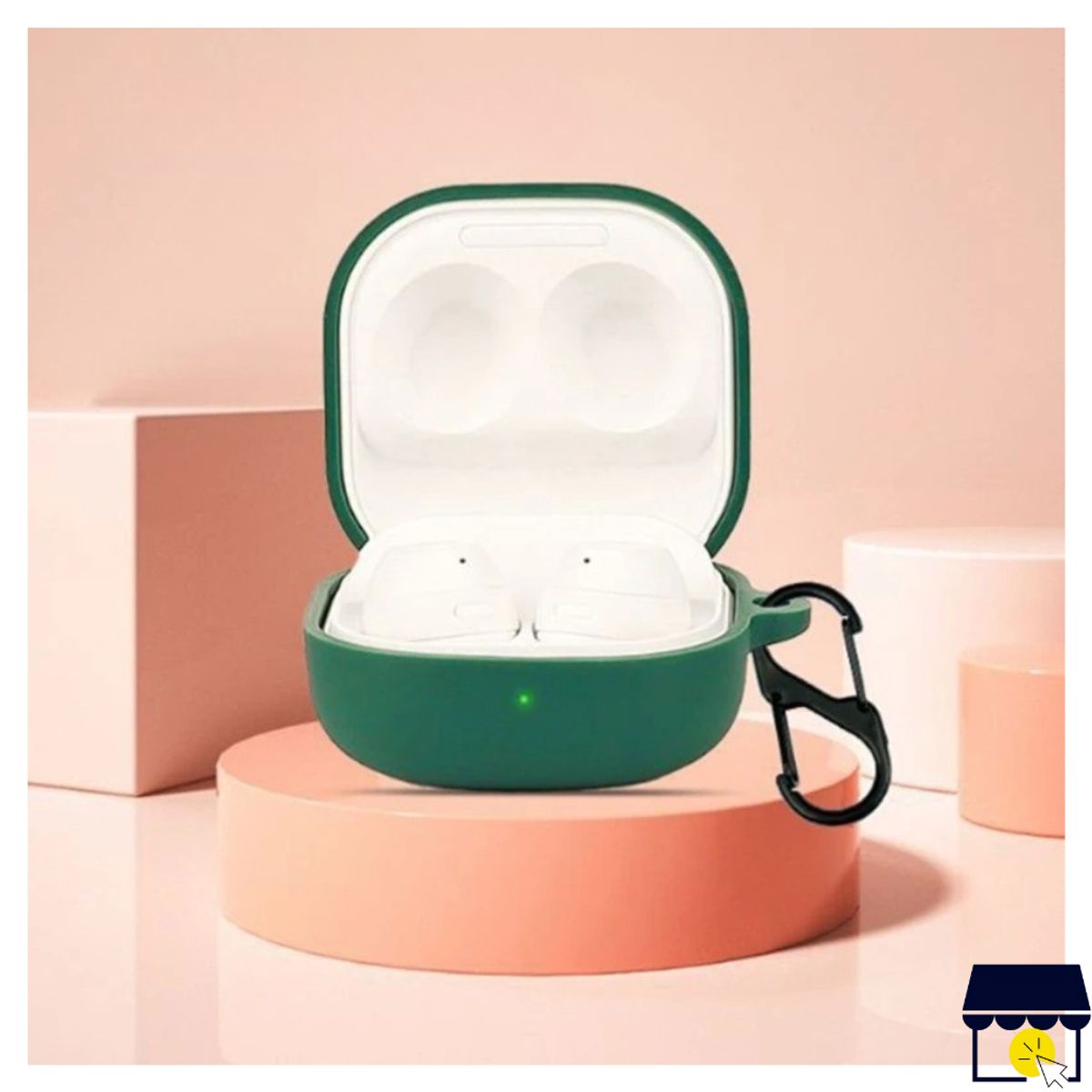 GENERICO - Case funda para Galaxy Buds 2 / FE / 2 Pro / Live / Core - Azul