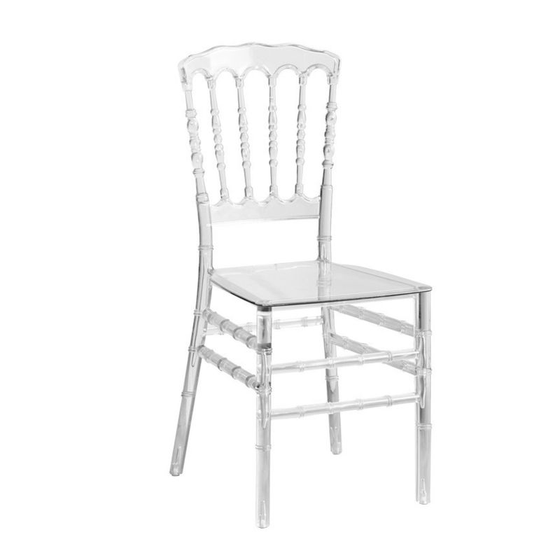 OEM - Sillas Napoleón Acrílicas para Comedor – Juego de 2 Unidades de Alta Gama