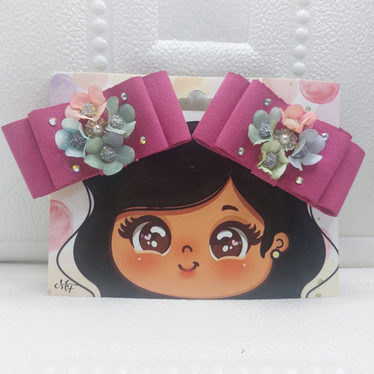 GENERICO - SET DE 3 LAZOS ITZEL FUCSIA  -  ACCESORIOS DANIELA SAC