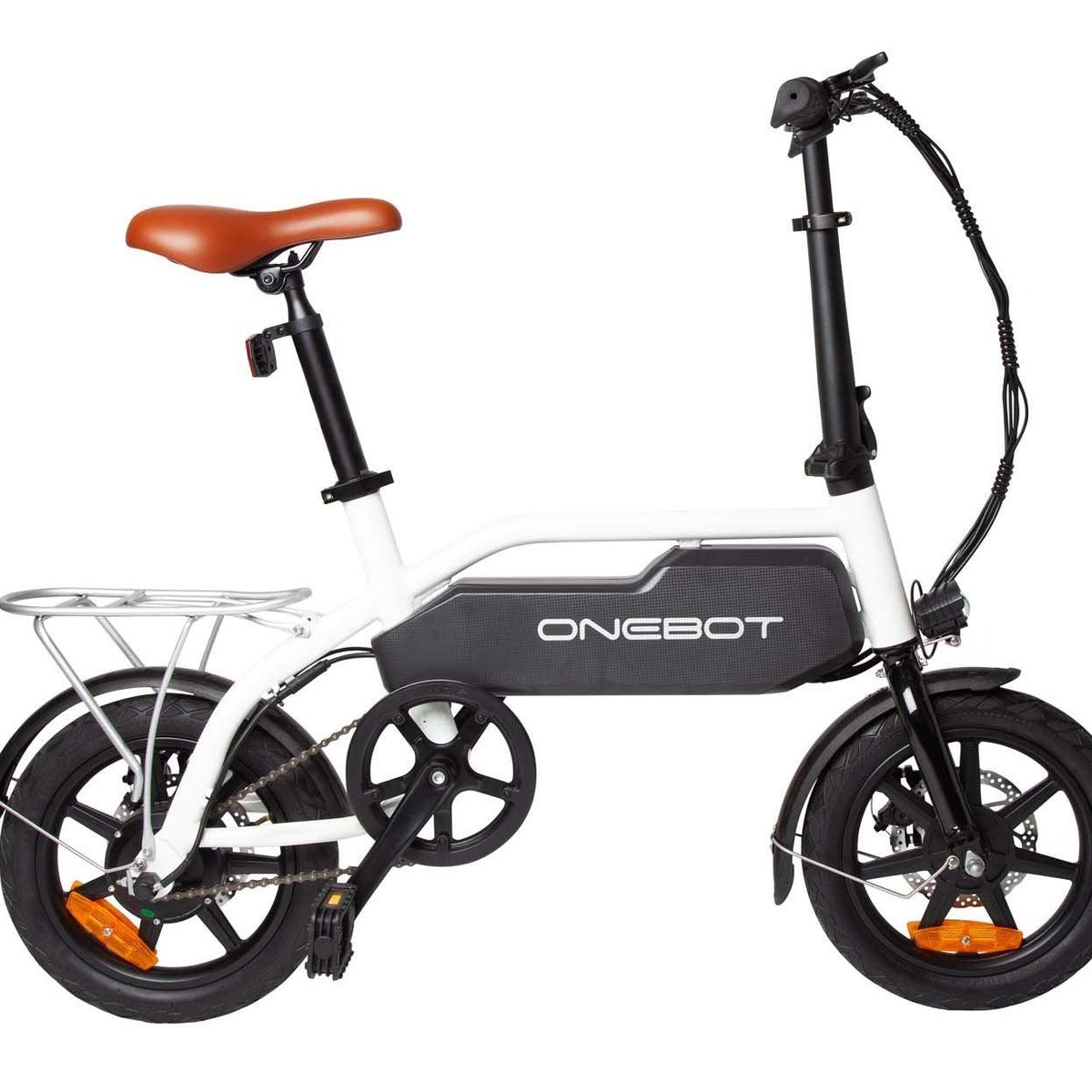 GENERICO - E-BIKE ONEBOT S1/1001 CON TIMON PLEGABLE INC BATERIA Y CARGADOR BLANCO