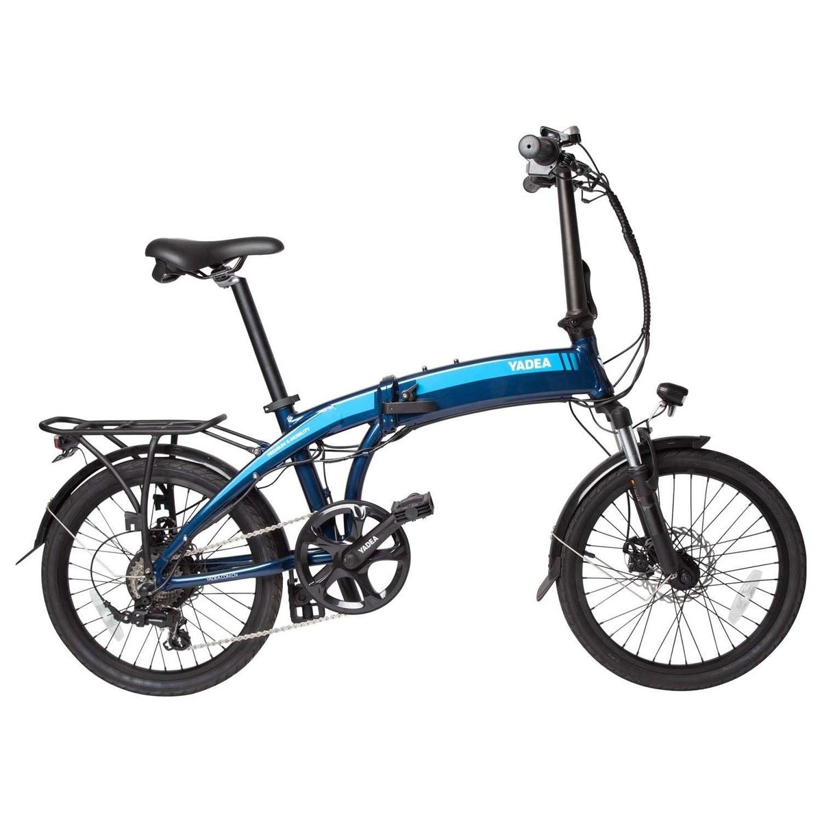 GENERICO - E-BIKE YADEA YF100/1010 PLEGABLE INC. BATERIA, CARGADOR Y LLAVES AZUL