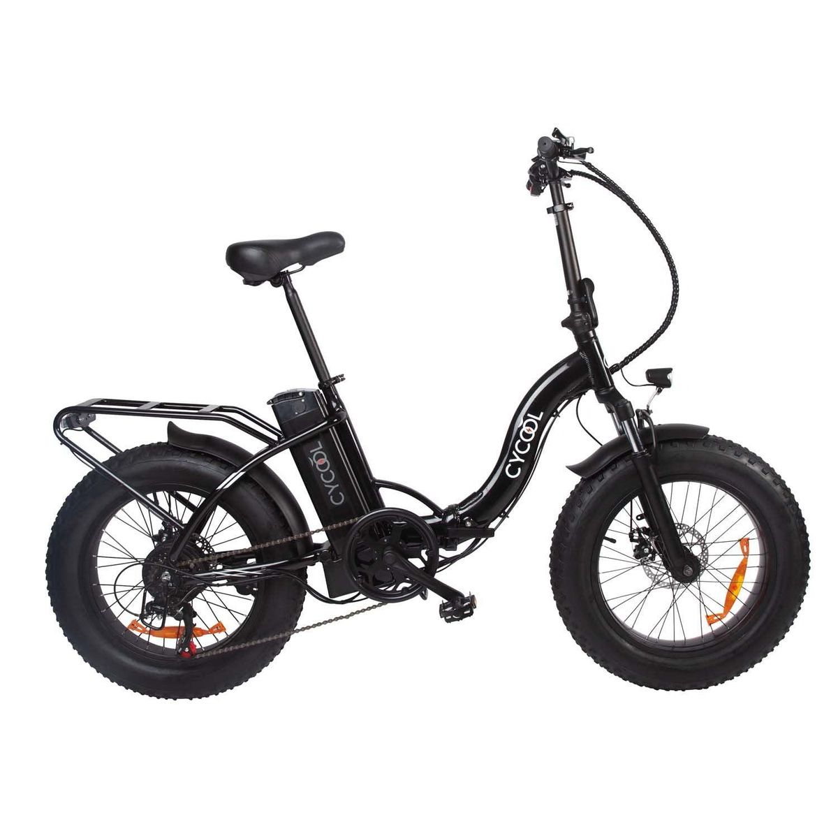 GENERICO - E-BIKE CYCOOL EWILD20W1005 CON TIMON PLEGABLE, INC. BATERIA, CARGADOR Y LLAVES NEGRO