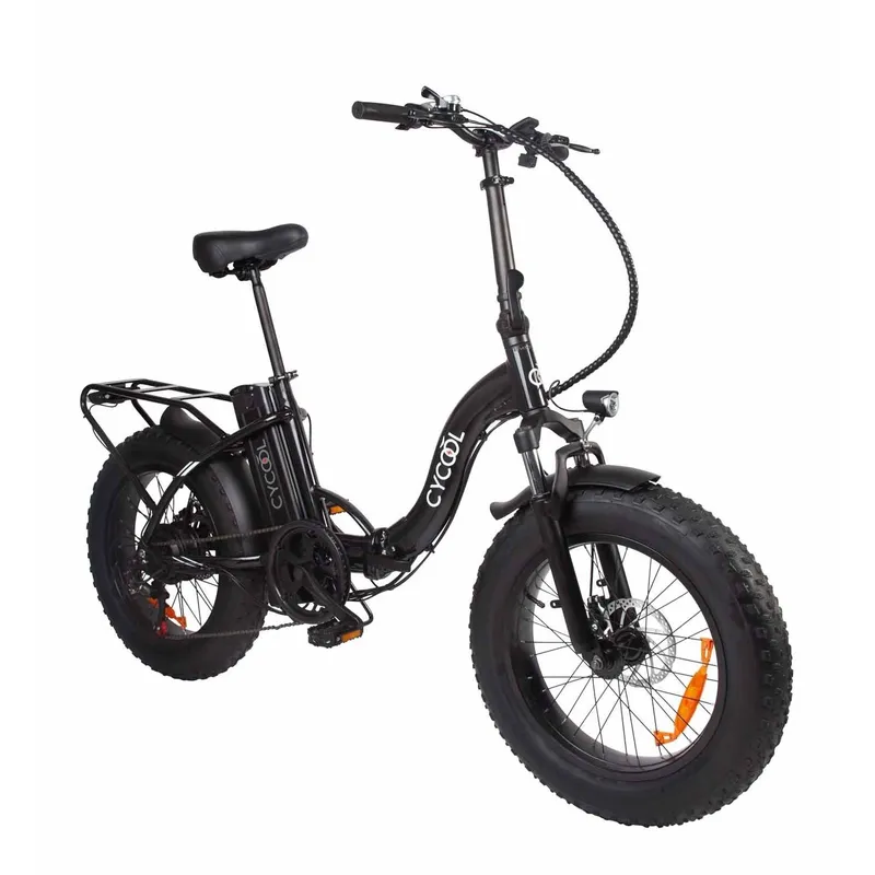 GENERICO - E-BIKE CYCOOL EWILD20W/1005 CON TIMON PLEGABLE, INC. BATERIA, CARGADOR Y LLAVES NEGRO