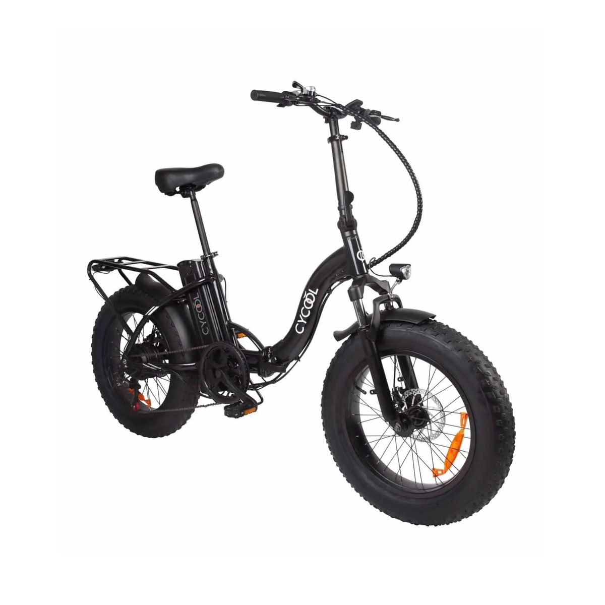 GENERICO - E-BIKE CYCOOL EWILD20W1005 CON TIMON PLEGABLE, INC. BATERIA, CARGADOR Y LLAVES NEGRO