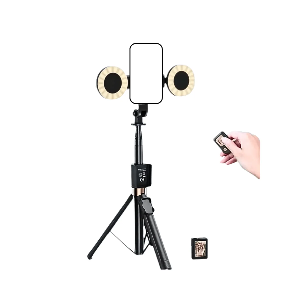 XO - Palo Selfie Tripode Control Bluetooth Luz Led 1.7 Metro