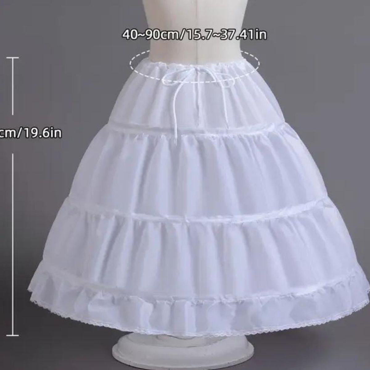 GENERICO - Crinolina Can Can de Aros para Vestido de Fiesta