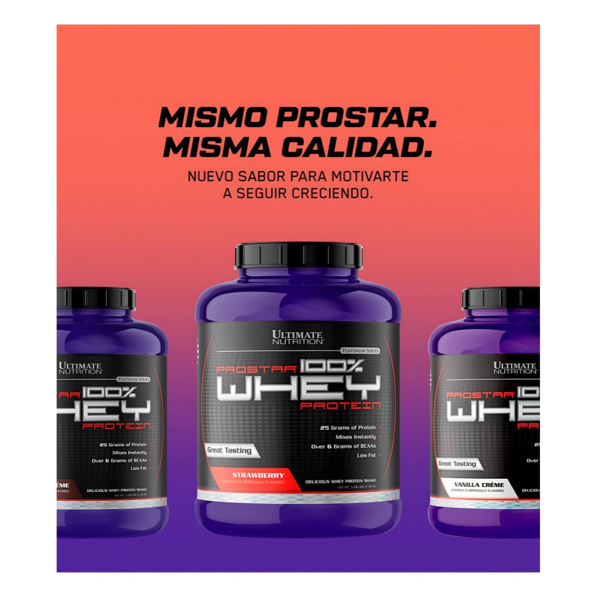 ULTIMATE NUTRITION - Prostar 100 % Whey 5 LB Strawberry