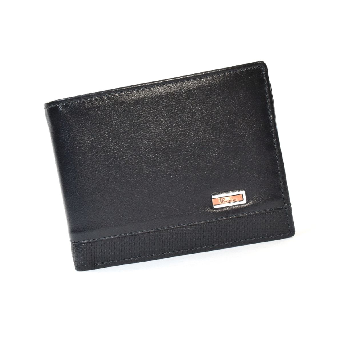 PAUL HARRIS - Billetera de cuero Hombre Paul Harris con sencillero - Negro251