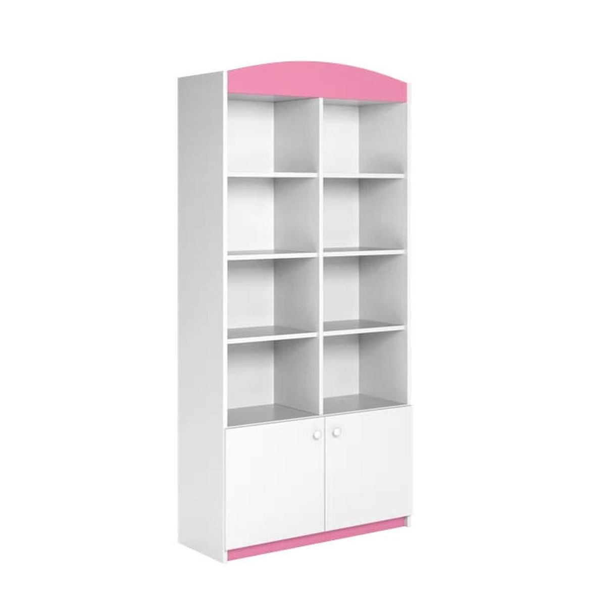 MUEBLES CRISOSTOMO - Librero Infantil Moderno Rosa 90cm