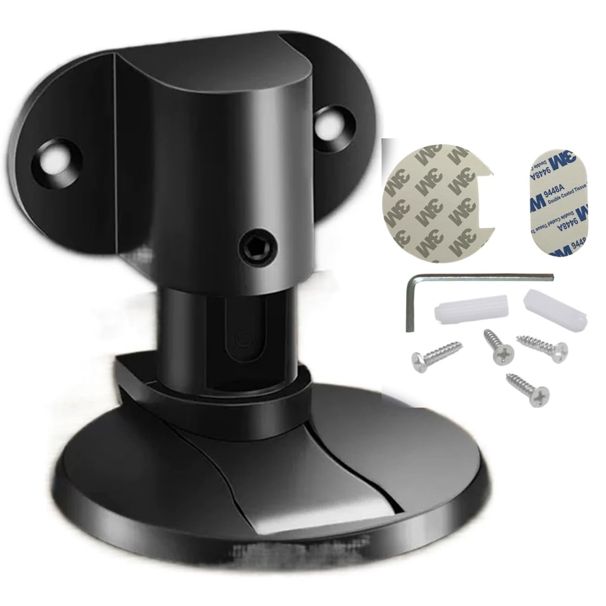 GENERICO - TOPE MAGNÉTICO DE PUERTA DE ACERO INOXIDABLE ACABADO MATE