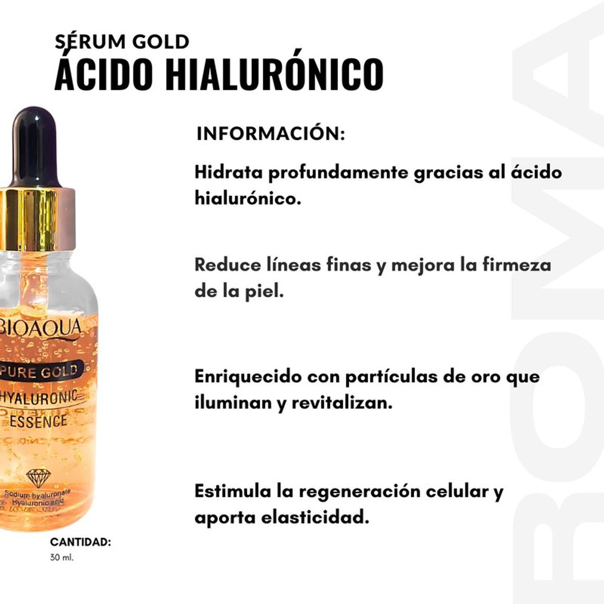 BIOAQUA - PACK 2 SÉRUM GOLD ÁCIDO HIALURÓNICO 30ML BIOAQUA