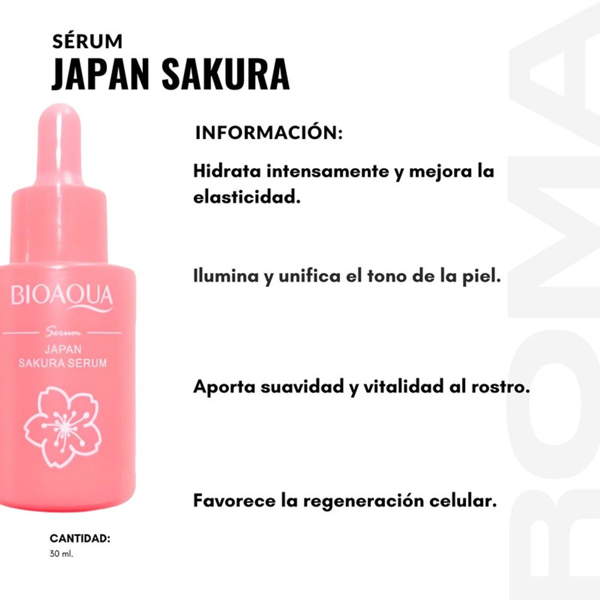 BIOAQUA - SÉRUM JAPAN SAKURA 30ML BIOAQUA