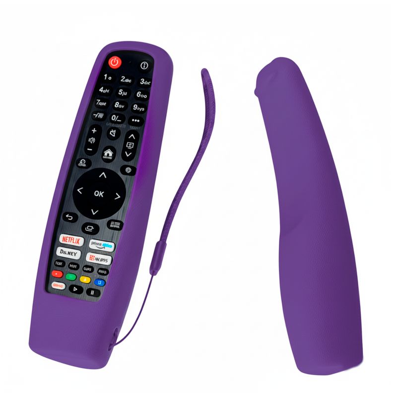 GENERICO - Control Remoto Magic universal para pantallas TV LG + Funda Morada