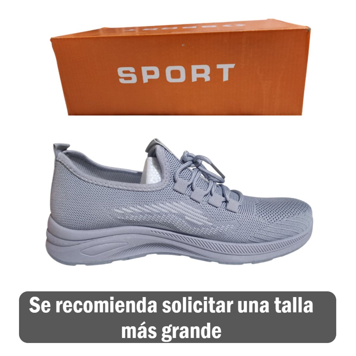 GENERICO - Zapatillas Deportivas para Hombre - Gris