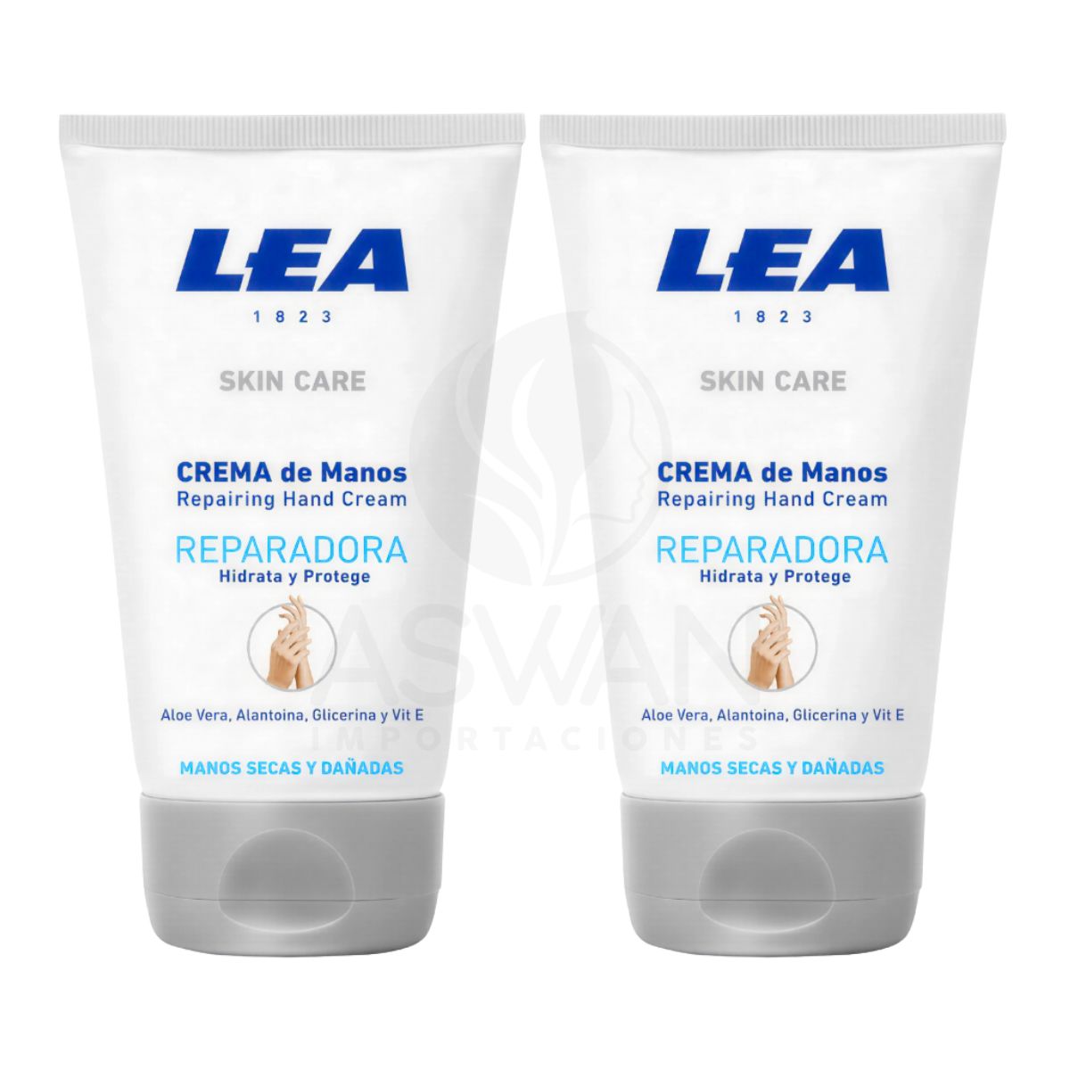 GENERICO - Paxk x2 Crema de Manos Reparadora Skin Care 125 ml - LEA