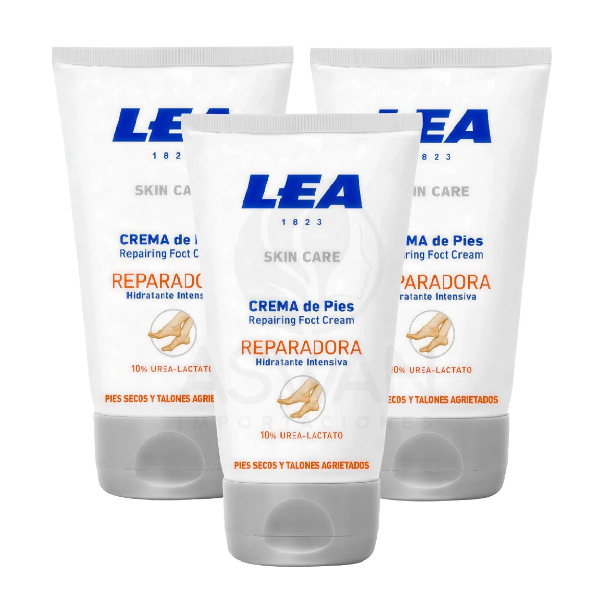 GENERICO - Pack x3 Crema de Pies Reparadora Skin Care 125 ml - LEA