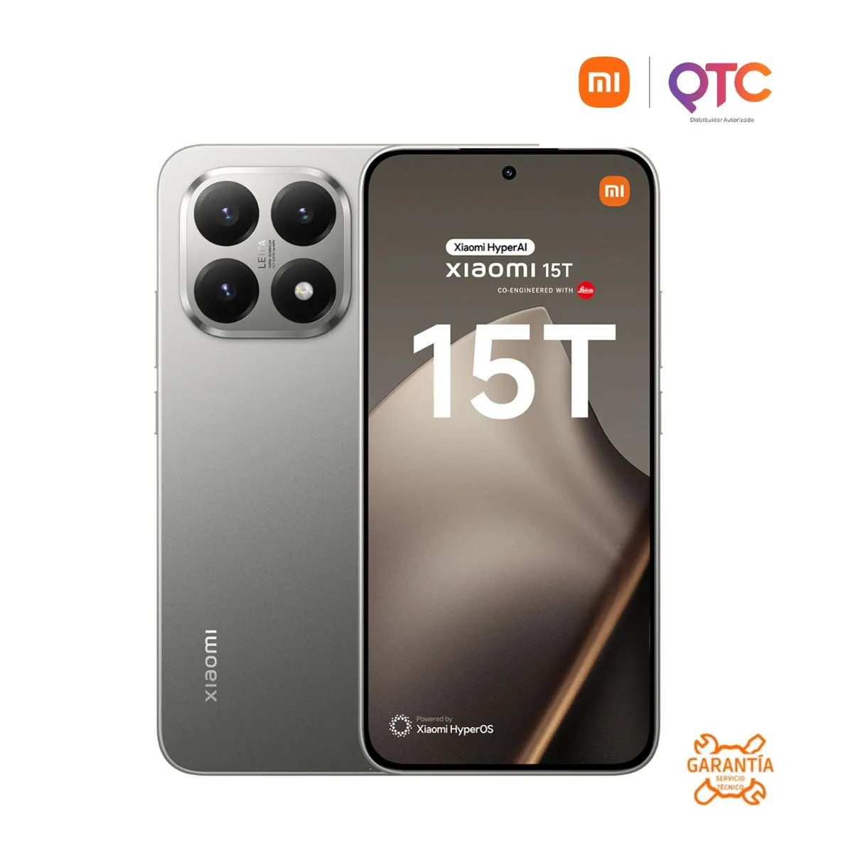 XIAOMI - Xiaomi 15T Smartphone 12GB RAM 512GB Gris Alto Rendimiento Cámara Avanzada