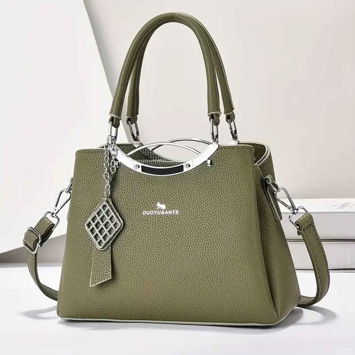 GENERICO - CARTERA BOLSO DE MANO Y BANDOLERA  ELEGANTE Y FUNCIONAL