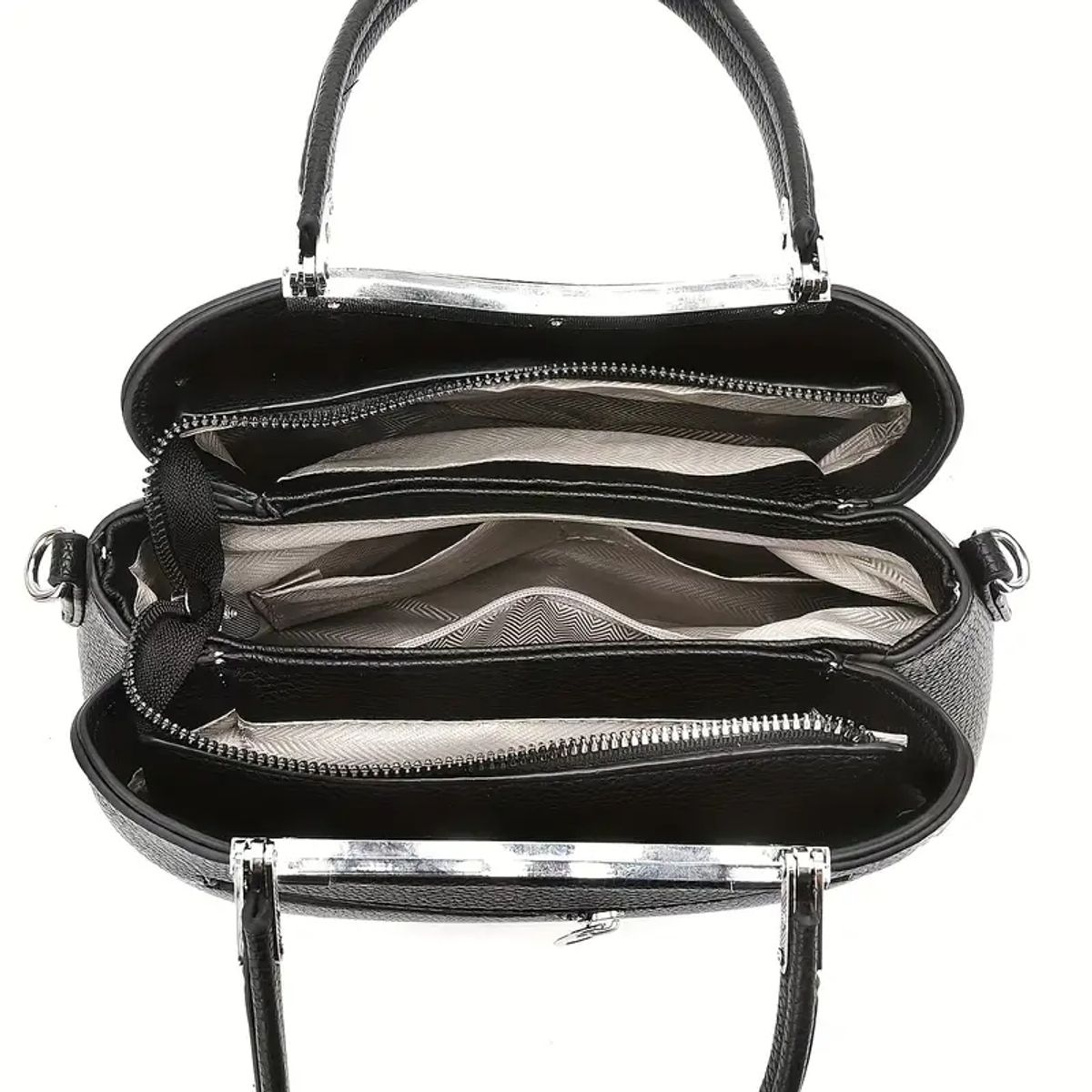 GENERICO - CARTERA BOLSO DE MANO Y BANDOLERA  ELEGANTE Y FUNCIONAL