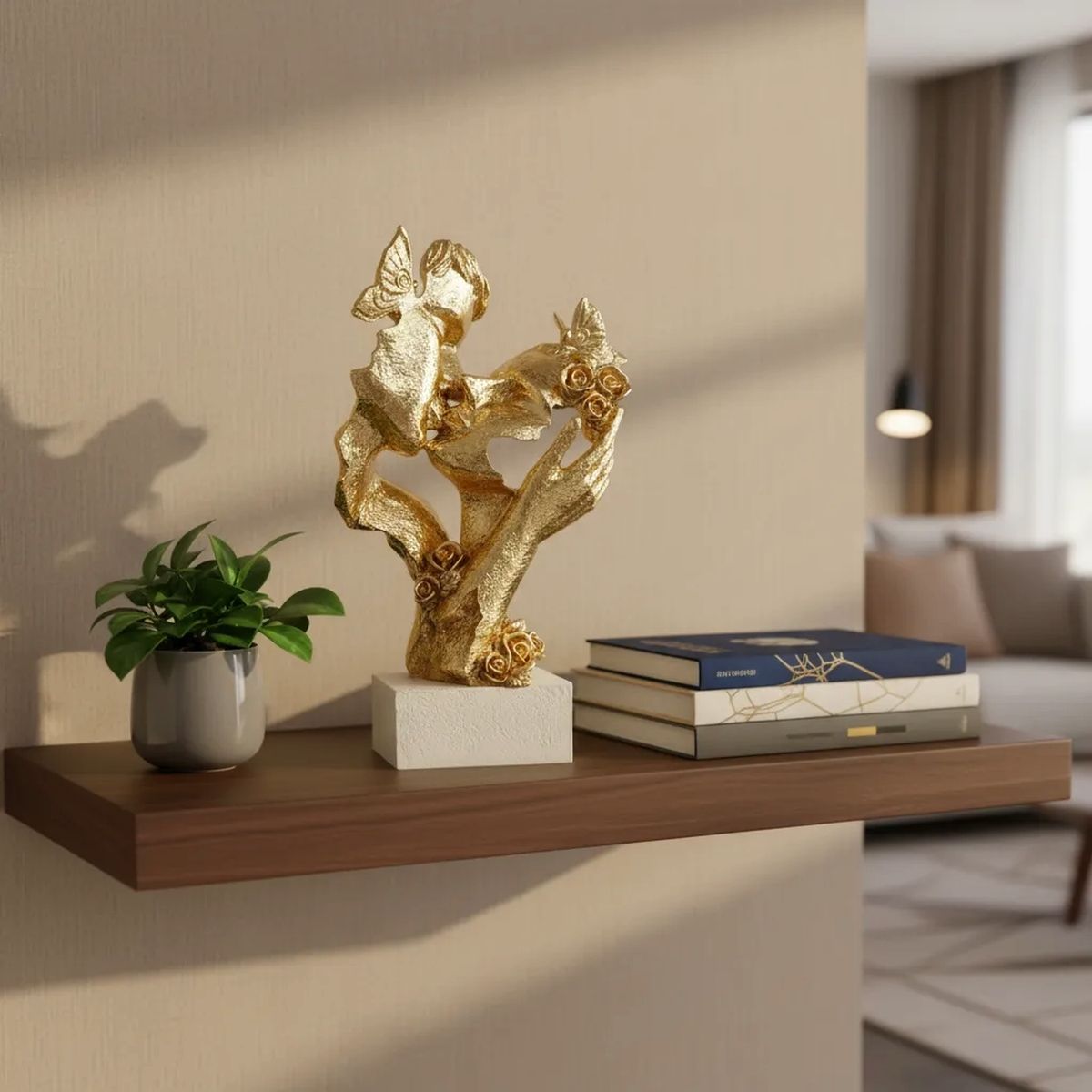 CONCEPTS LIFE - Adorno Pareja Decor el Beso 18x09x29 cm