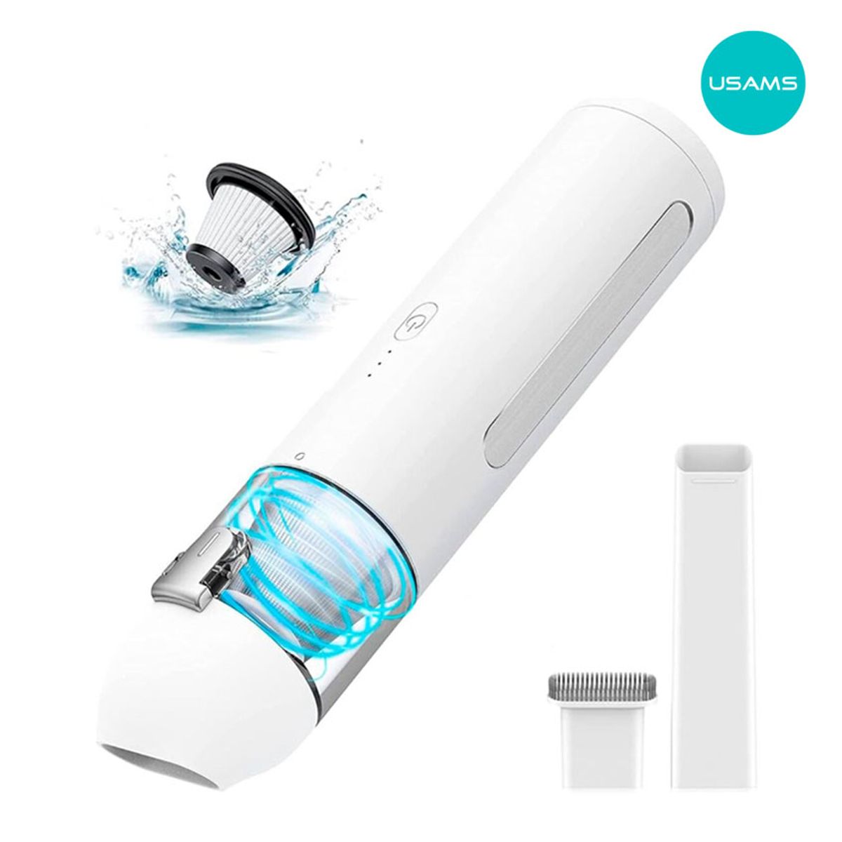 USAMS - Aspirador Portatil USAMS GEOZ 6000Pa Multiuso Automovil Oficina Hogar