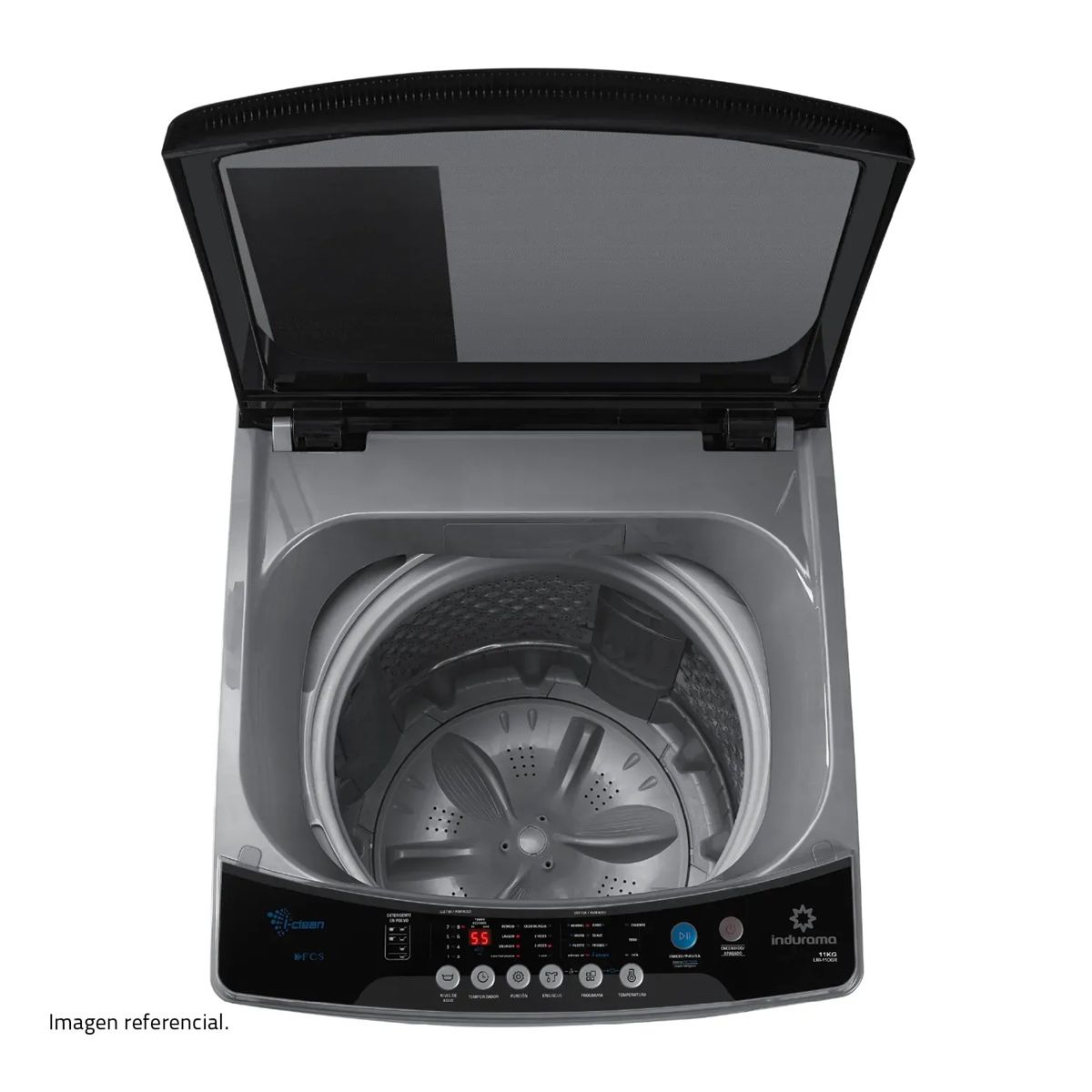 INDURAMA - LAVADORA  AUTOMATICA 11 KG LRI-11DGR