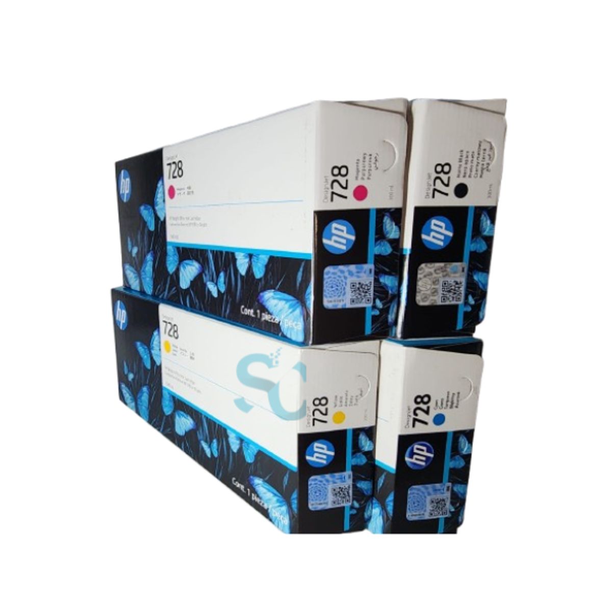 HP - TINTA HP 728 DE 300ML PACK COMPLETO