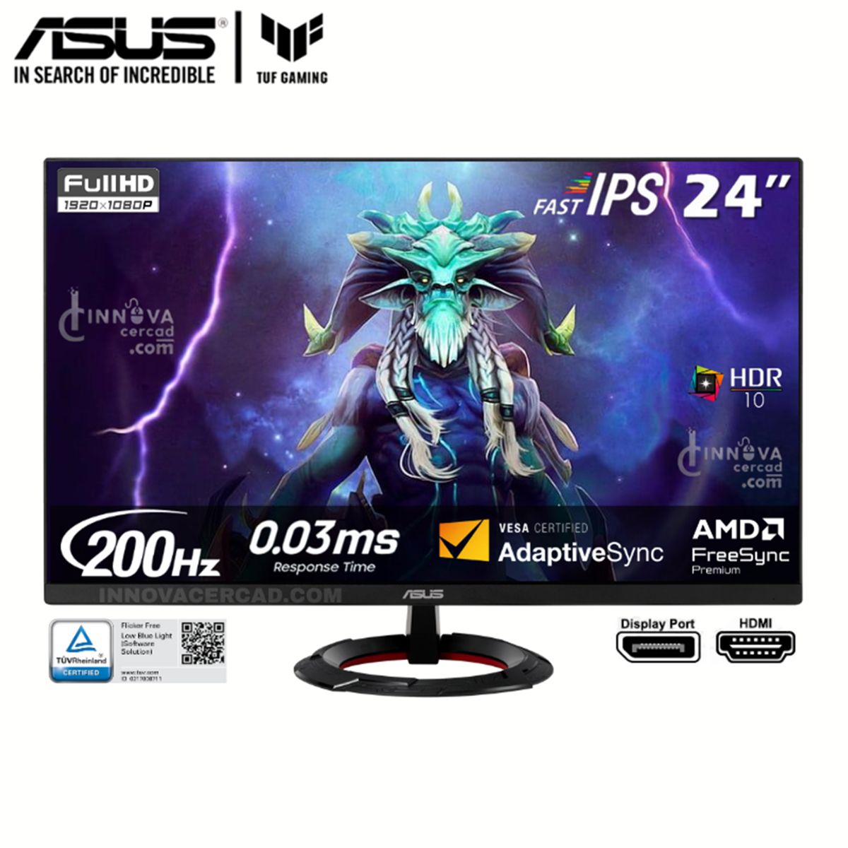 ASUS - Monitor Asus Tuf Gaming VG249Q5R 238 Fast IPS FHD 200Hz 03ms