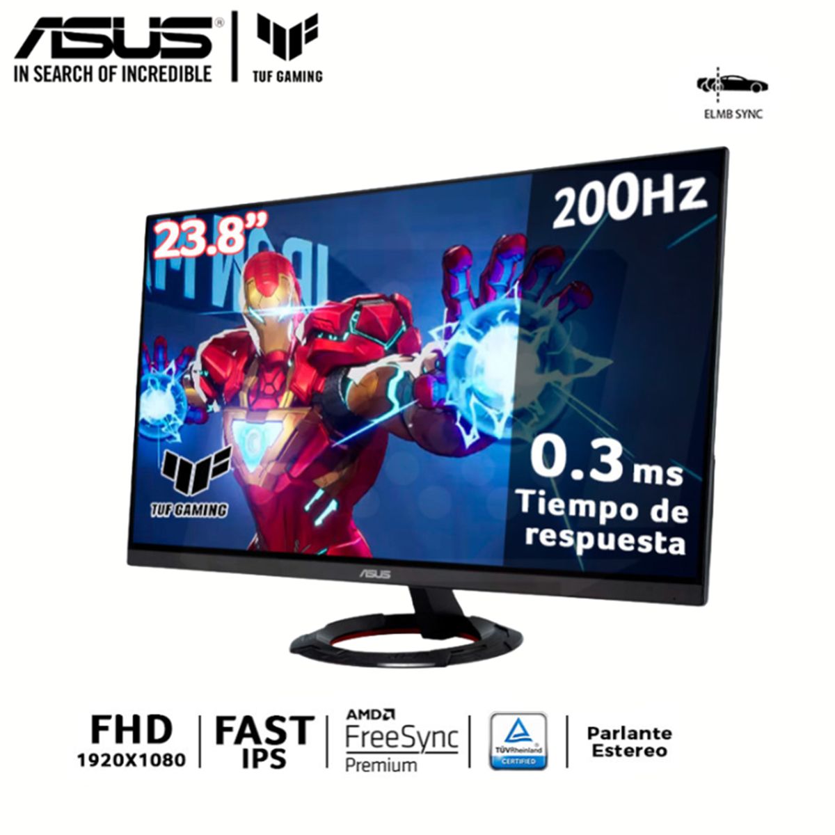 ASUS - Monitor Asus Tuf Gaming VG249Q5R 238 Fast IPS FHD 200Hz 03ms