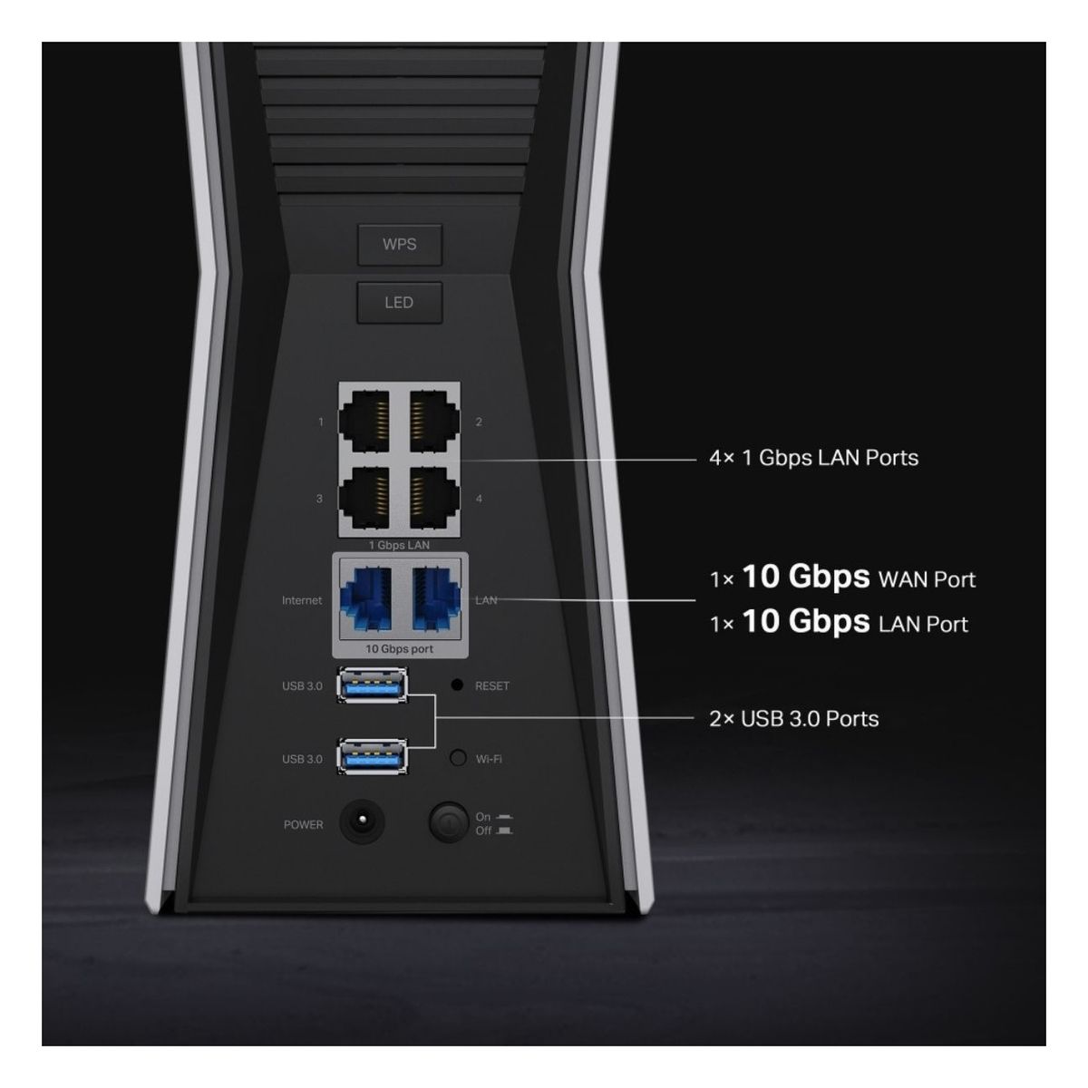 TP LINK - TP-Link - Router Archer BE805 BE19000 Tri-Band Wi-Fi 7 EasyMesh