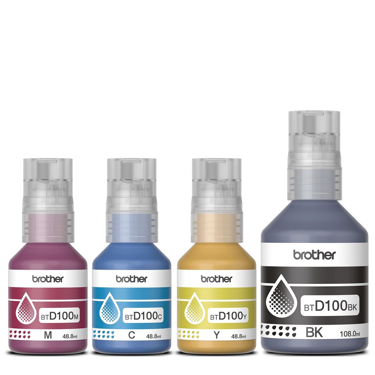 BROTHER - TINTAS BROTHER BTD100 PACK COMPLETO 4 UND