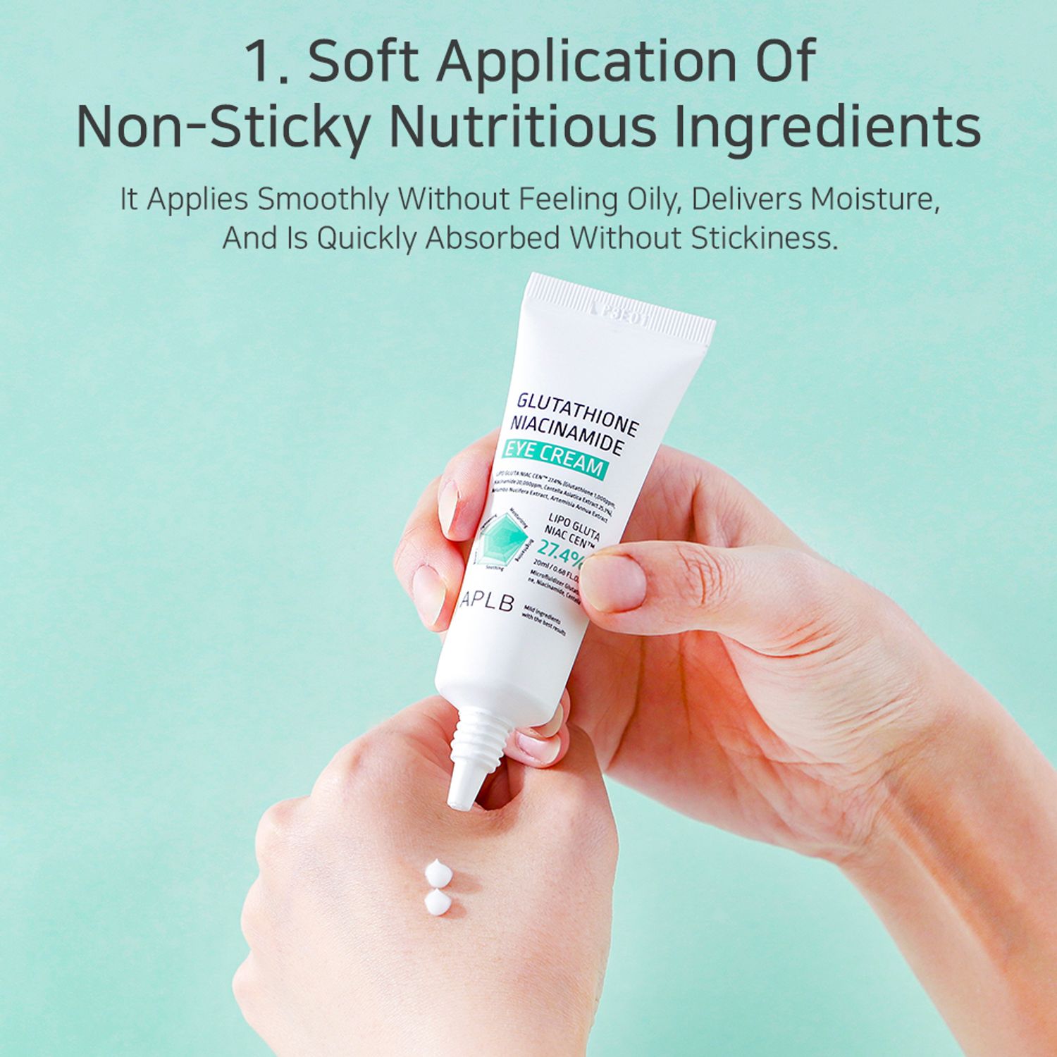 APLB Glutathione Niacinamide Eye Cream 20ml Contorno de Ojos GENERICO