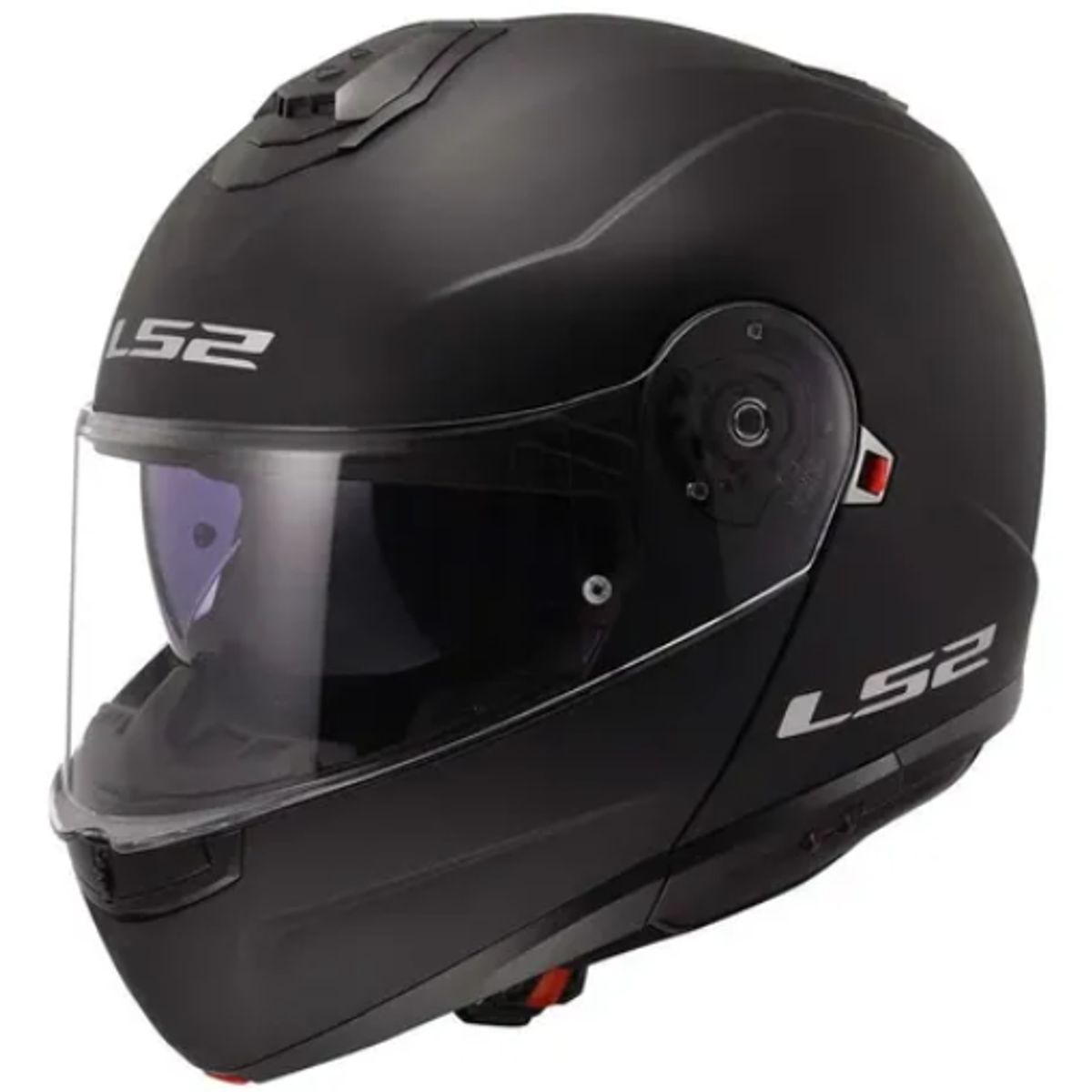 LS2 - CASCO MOTO LS2 ABATIBLE STROBE II NEGRO MATE