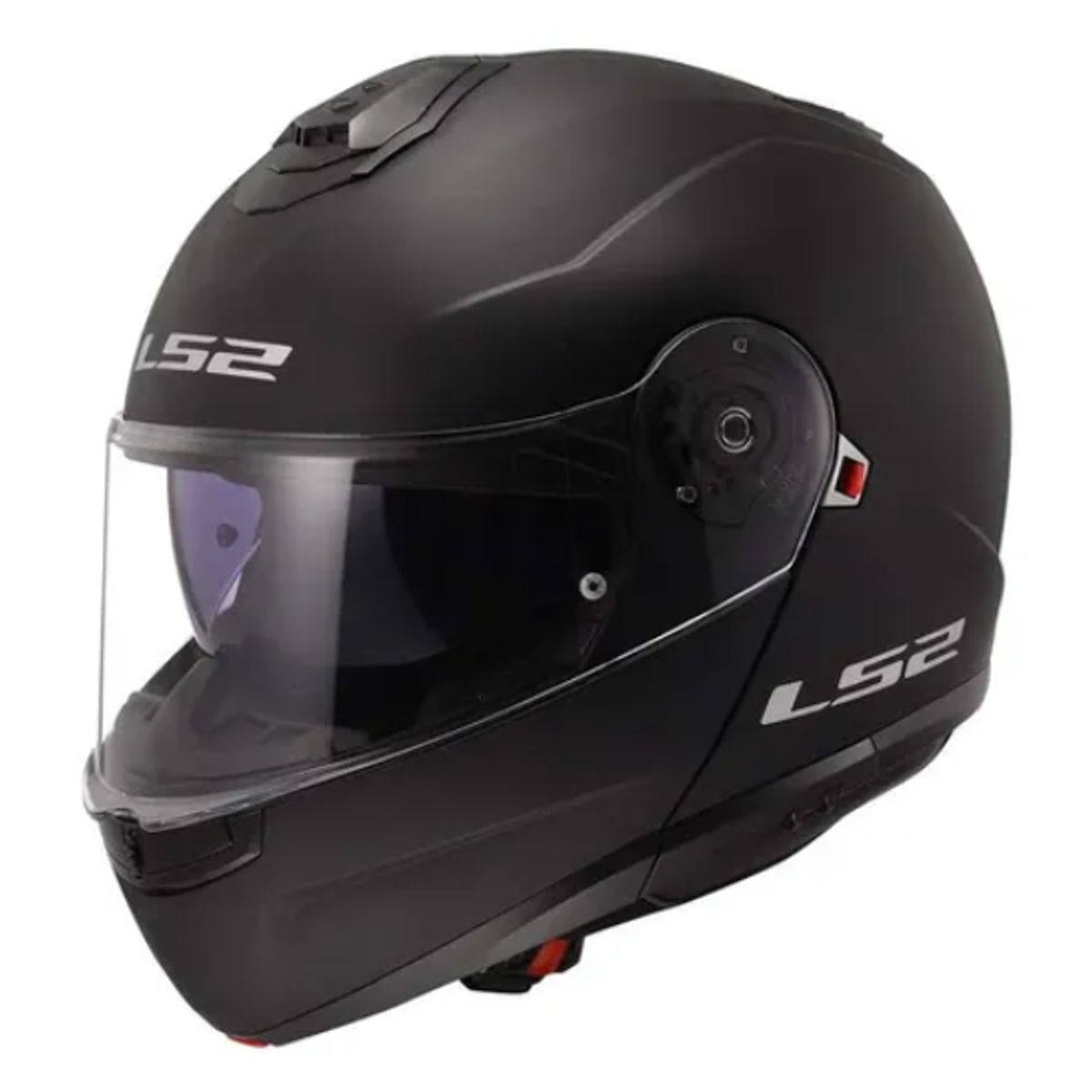 LS2 - CASCO MOTO LS2 ABATIBLE STROBE II NEGRO MATE