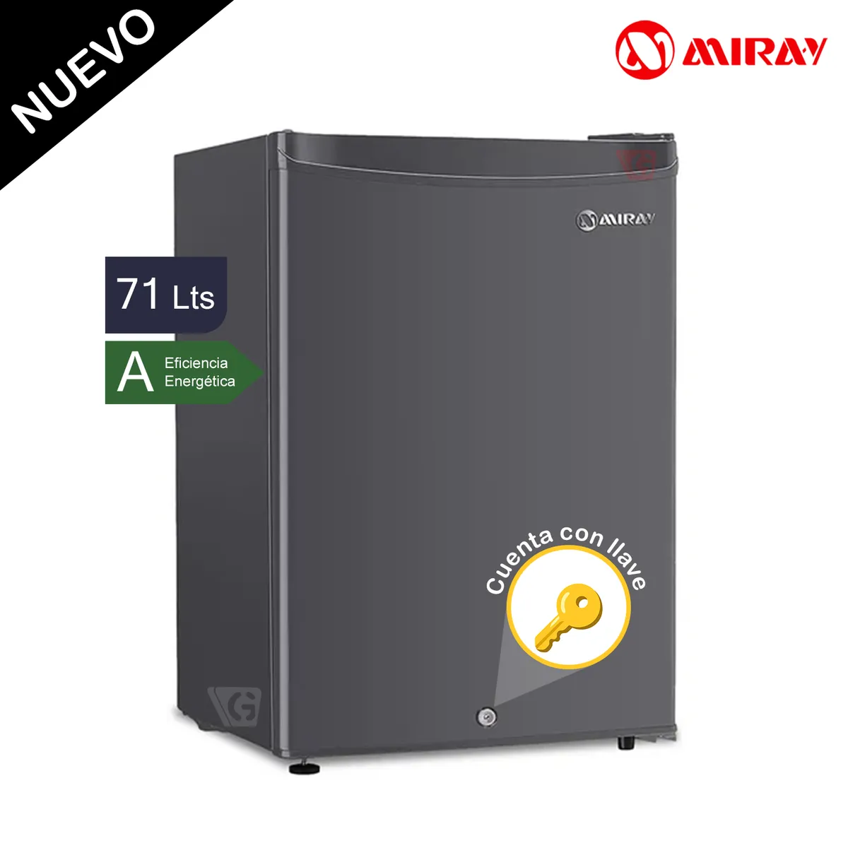 MIRAY - Frigobar Miray RM-75X Frost 71L