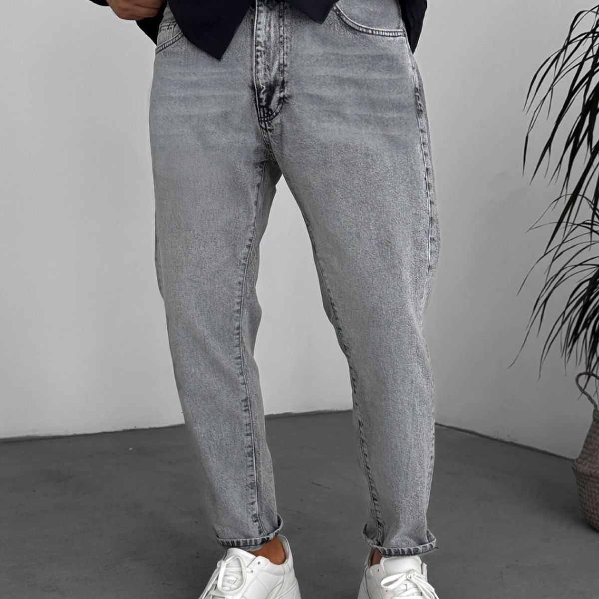 GENERICO - PANTALONES MOM JEANS DE HOMBRE