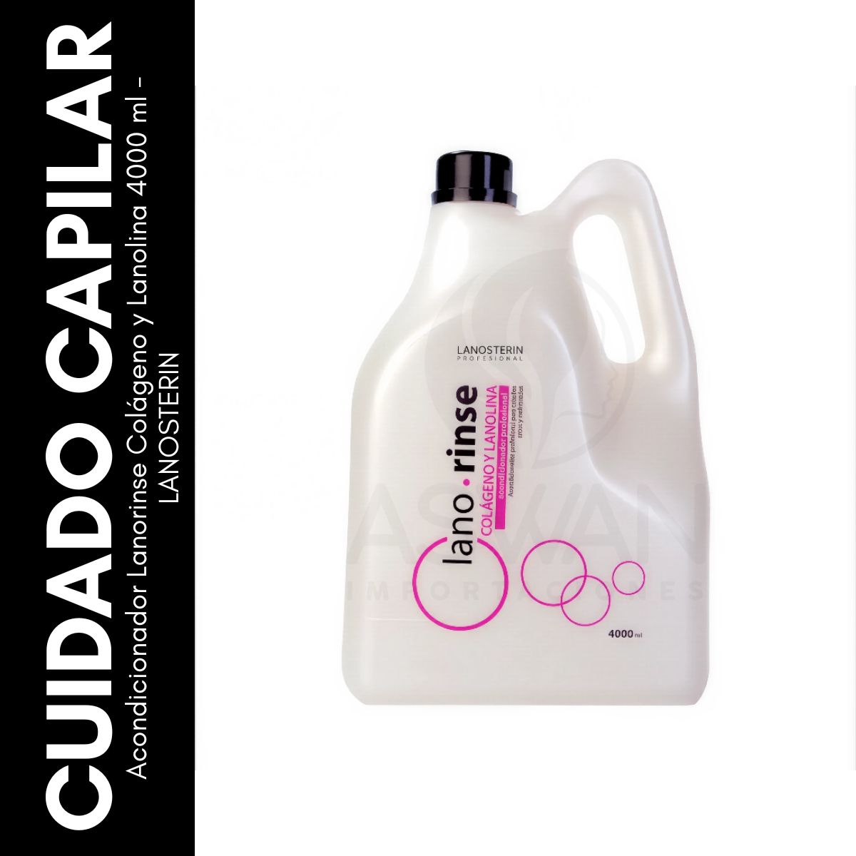 GENERICO - Acondicionador Lanorinse Colágeno y Lanolina 4000 ml - LANOSTERIN