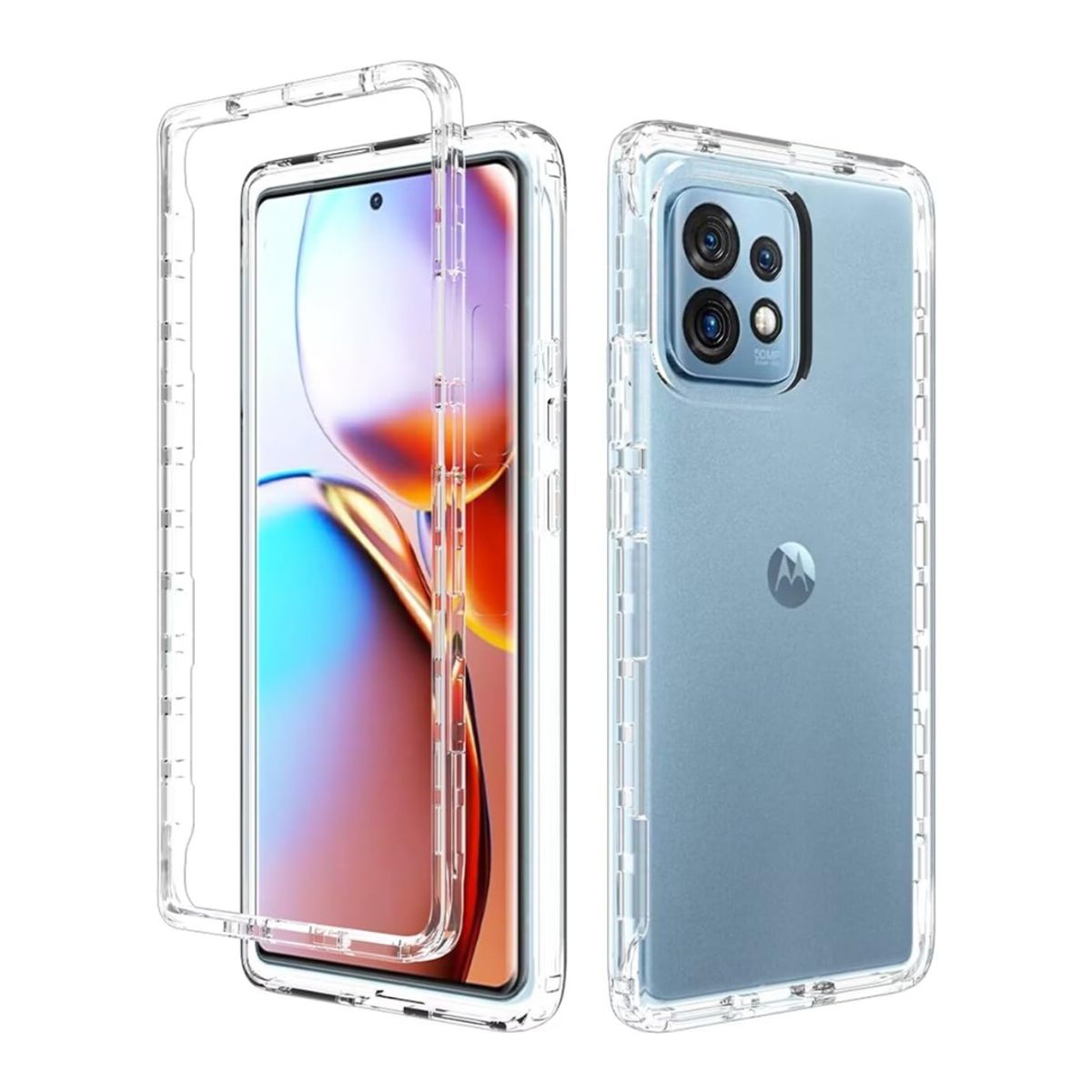 SPACE - CASE SPACE 360 PARA MOTOROLA EDGE 60 FUSION- TRANSPARENTE