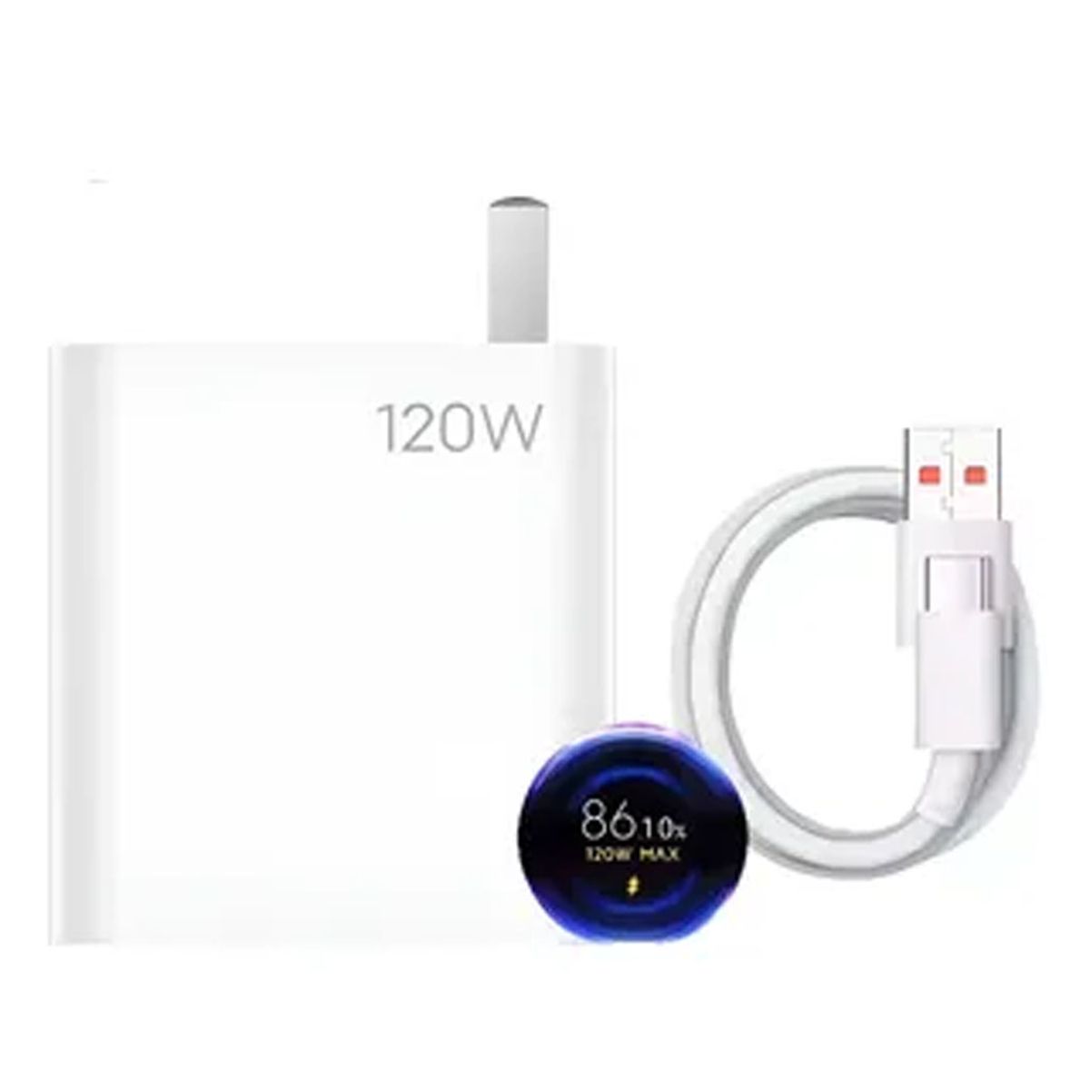 XIAOMI - Cargador Xiaomi 120W Carga Rápida Cable Tipo C